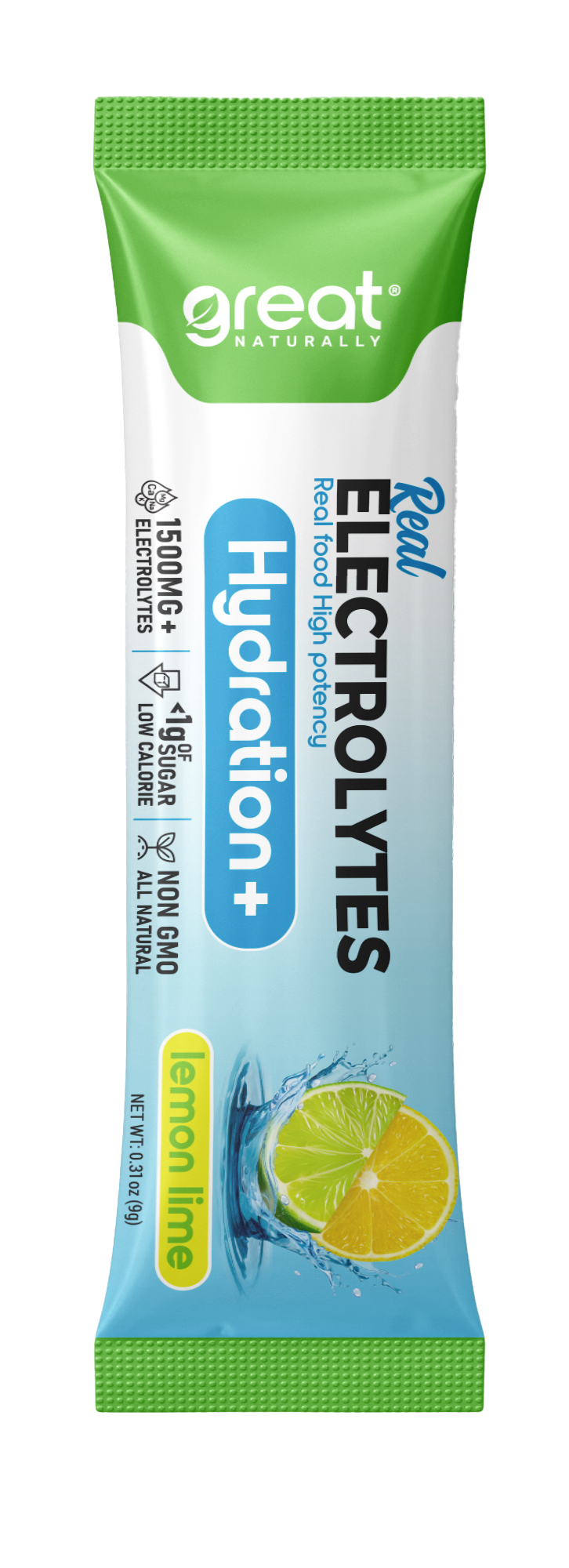 Hydration+ Lemon Lime Packets 10CT (AVAILABLE 3-3-25)