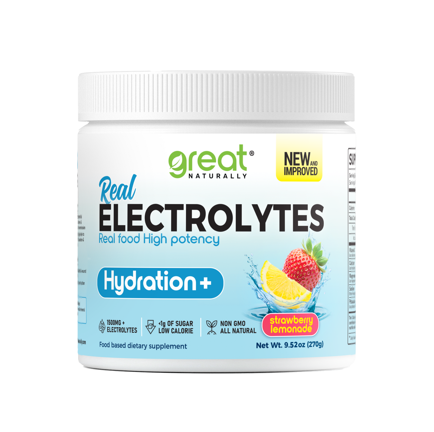 Hydration + Strawberry Lemonade (available 04-25-25)
